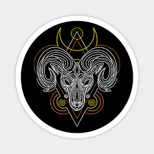 Zodiac Aries Magnet